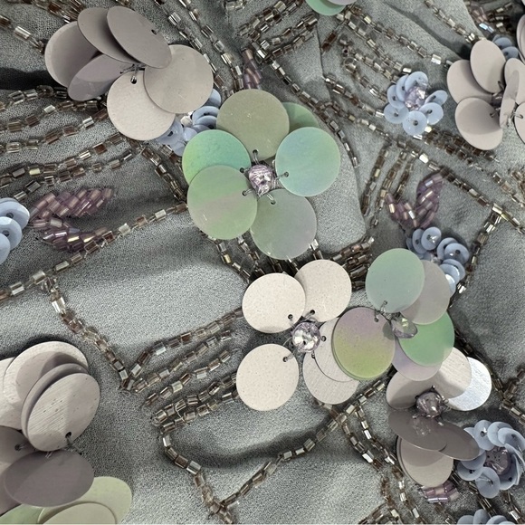 NWT ASOS DESIGN Maternity embellished wrap front maxi dress size 4 - Picture 13 of 16